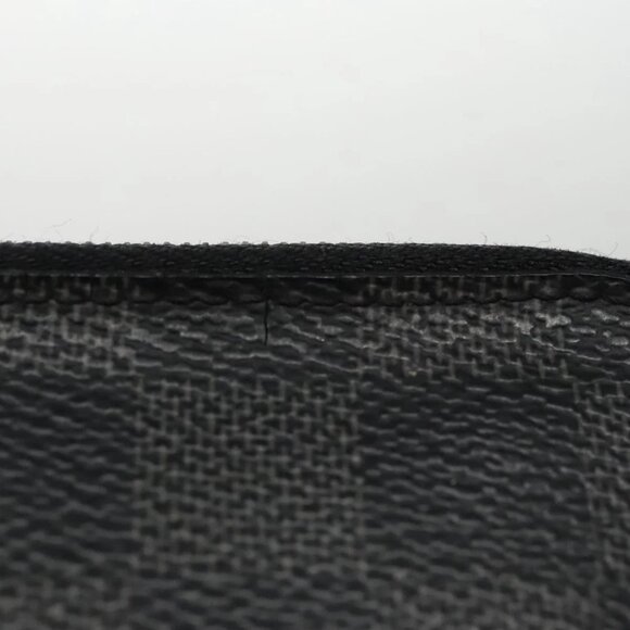 LOUIS VUITTON Damier Graphite Porte Monnaie Coin Purse N61237 LV Auth 93272V - Picture 8 of 14